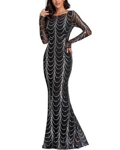 Bella Desert Maxi Dress In Black