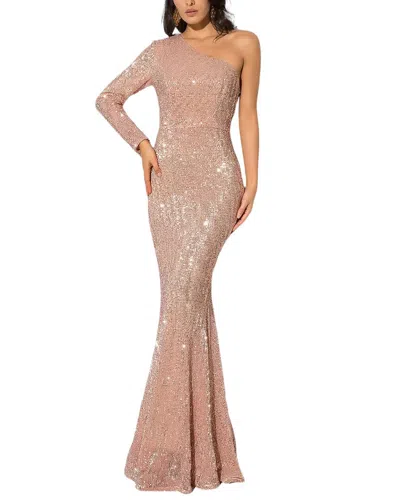 Bella Desert Maxi Dress In Pink