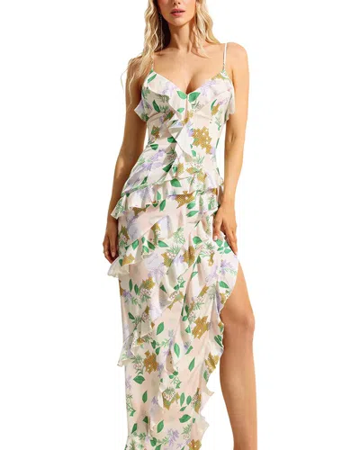 Bella Desert Maxi Dress In White