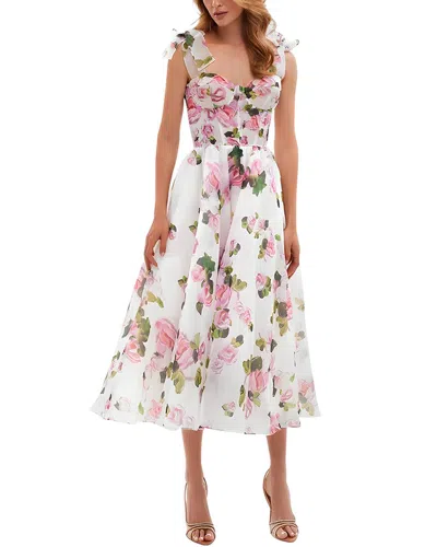 Bella Desert Midi Dress In White