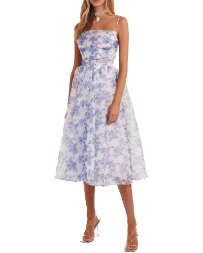 Bella Desert Midi Dress In Purple