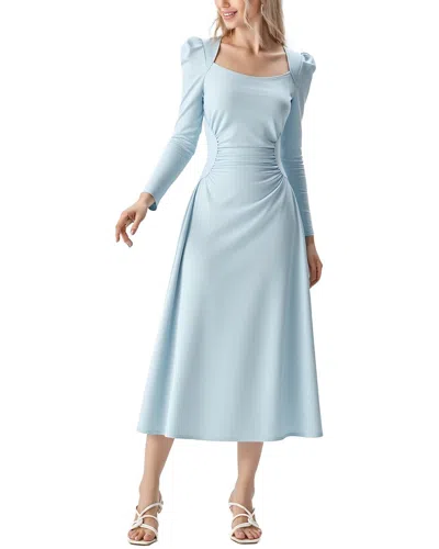 Bella Desert Midi Dress In Blue