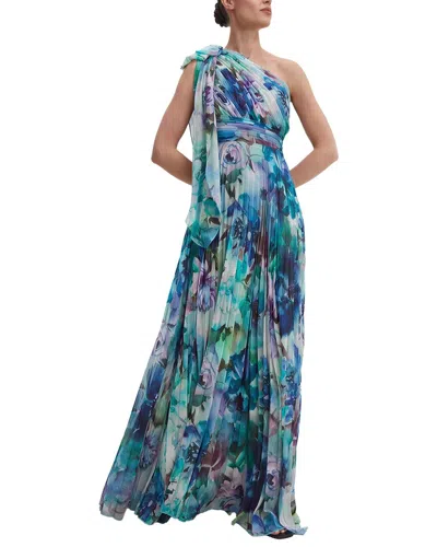 Bella Desert Midi Dress In Blue