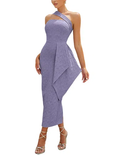 Bella Desert Midi Dress In Purple