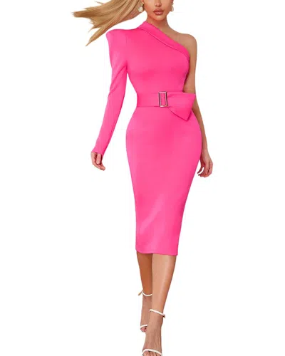 Bella Desert Mini Dress In Pink