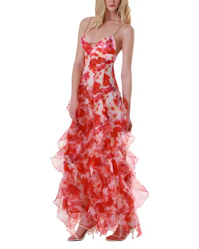 Bella Desert Printed Sleeveless Maxi Dress In Animal Print