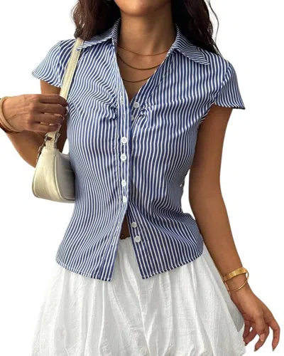 Bella Desert Shirt In Blue