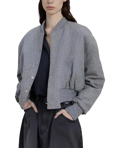 Bella Desert Short Wool Jacket In Gray