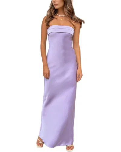 Bella Desert Sleeveless Maxi Dress In Purple