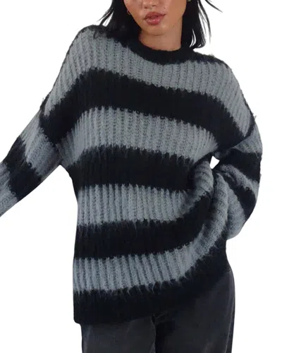 Bella Desert Sweater In Gray