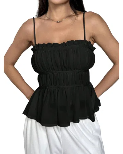 Bella Desert Top In Black