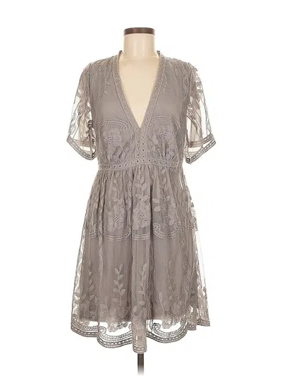 Pre-owned Bella Ella Kimono In Gray