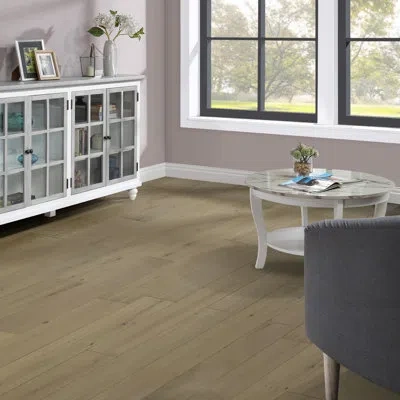 Bella Esprit Acacia Oak Grain Embossed Finish Solid Hardwood Flooring, 5/8" (0.63") Thick X 4 1/3" (4.3") X Varyi In Villa