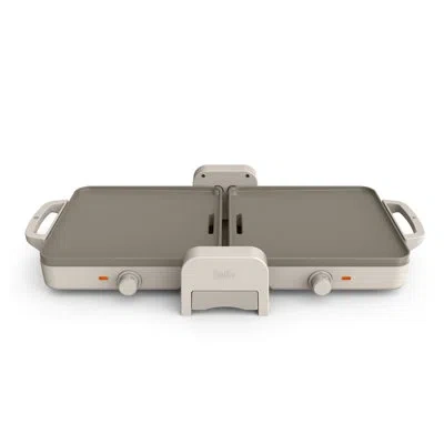 Bella Fold & Store Dual Temp Griddle In Oatmilk