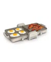 Bella Fold & Store Dual Temp Griddle In Oatmilk
