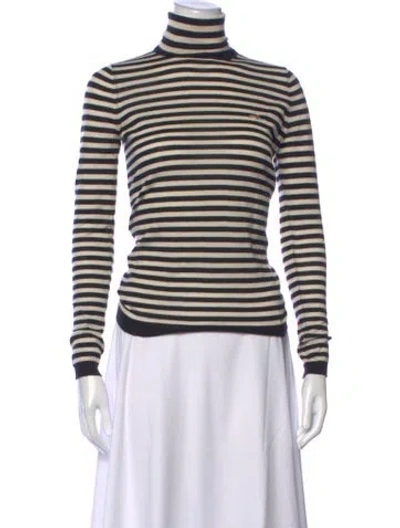 Pre-owned Bella Freud Cashmere Striped Sweater In Neutrals