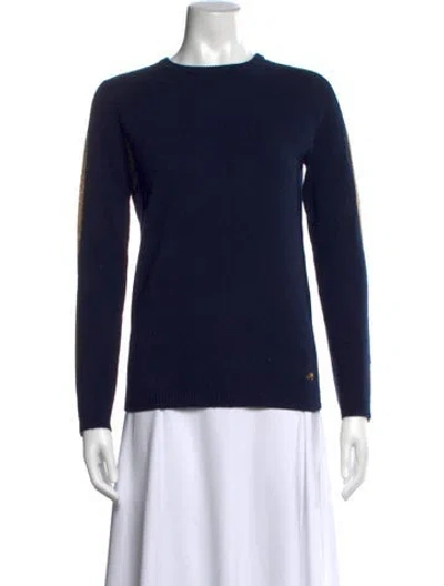 Pre-owned Bella Freud Crew Neck Sweater In Blue