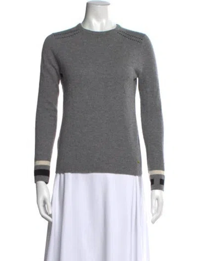 Pre-owned Bella Freud Crew Neck Sweater In Gray