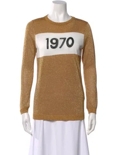 Pre-owned Bella Freud Graphic Print Crew Neck Sweatshirt