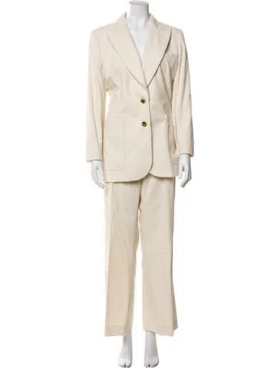 Pre-owned Bella Freud Pant Set In Neutral