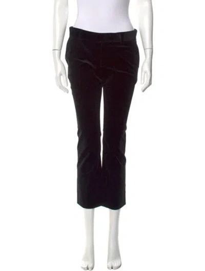 Pre-owned Bella Freud Straight Leg Pants In Black