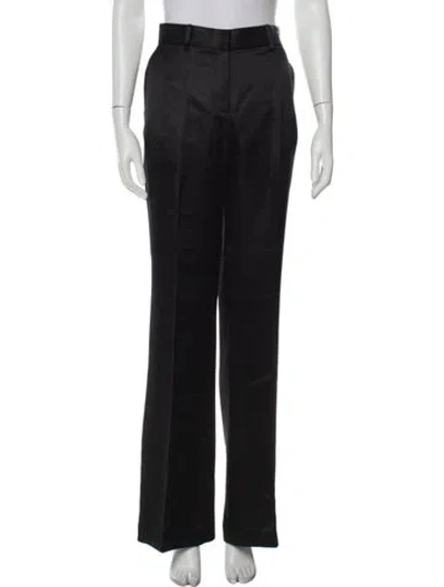 Pre-owned Bella Freud Wide Leg Pants In Black