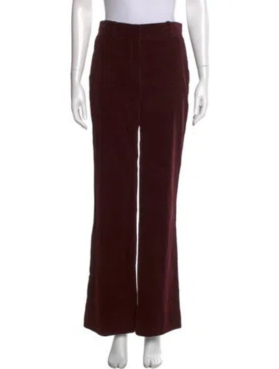 Pre-owned Bella Freud Wide Leg Pants In Brown