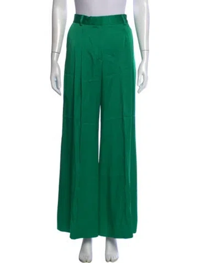 Pre-owned Bella Freud Wide Leg Pants In Green