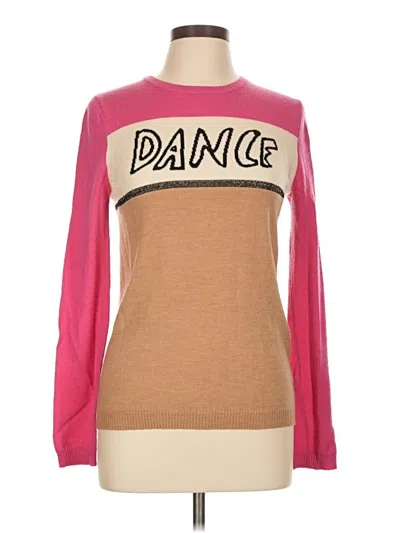 Pre-owned Bella Freud Wool Pullover Sweater In Pink