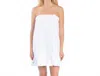 Bella Il Fiore Women's Ruffle Spa Wrap In White In White