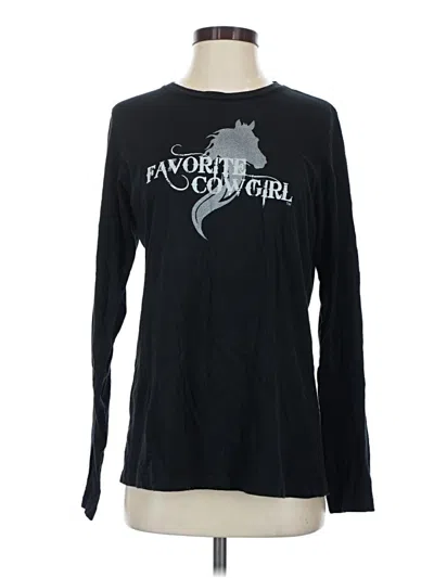 Pre-owned Bella Long Sleeve T-shirt In Black