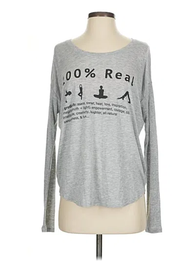 Pre-owned Bella Long Sleeve T-shirt In Gray