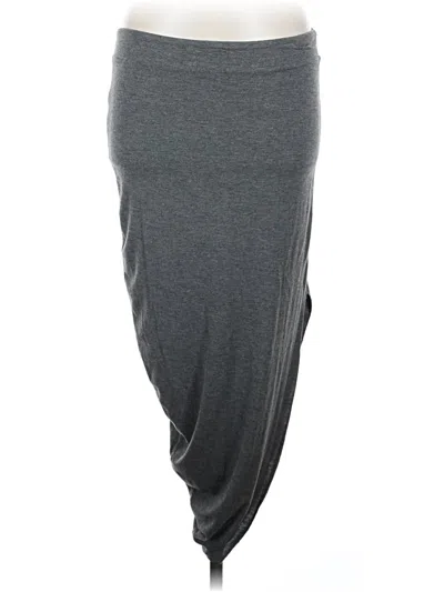 Pre-owned Bella Luxx Casual Skirt In Gray