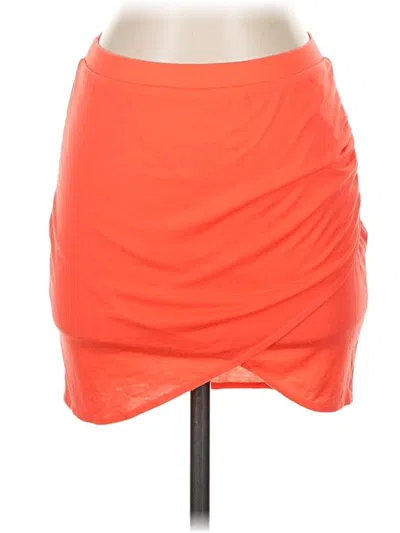 Pre-owned Bella Luxx Casual Skirt In Orange