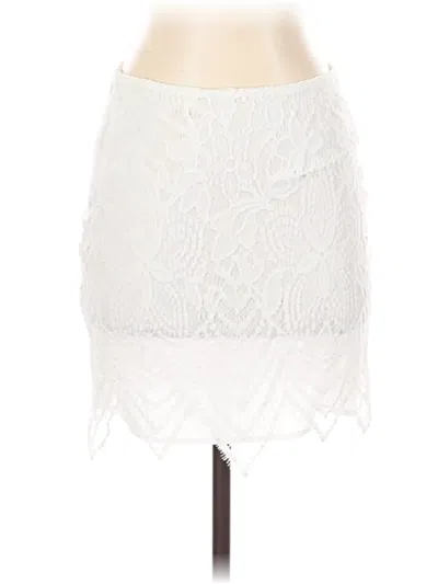 Pre-owned Bella Luxx Formal Skirt In White