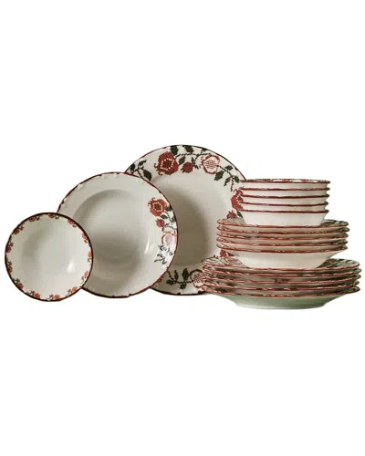 Bella Maison 18pc Jolly Porcelain Dinnerware Set In Multi
