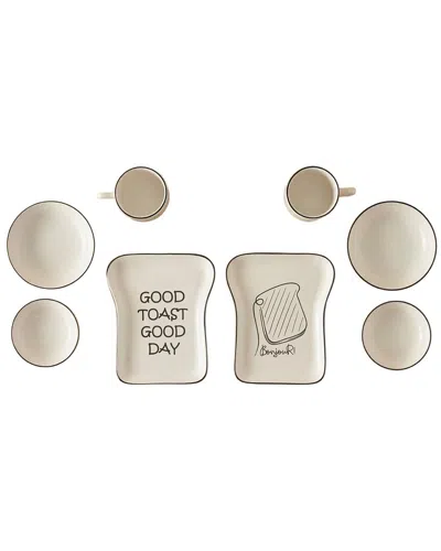 Bella Maison 8pc Toast Breakfast Set In Neutral