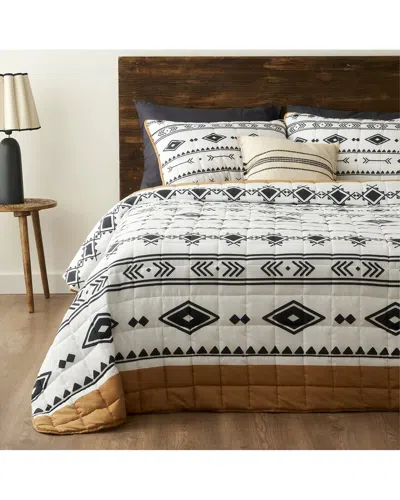 Bella Maison Anchal Quilted Coverlet With Shams In Multi