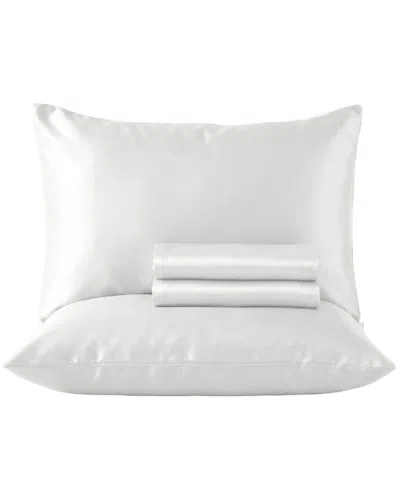 Bella Maison Basic 100% Turkish Cotton Sateen Sheet Set In White