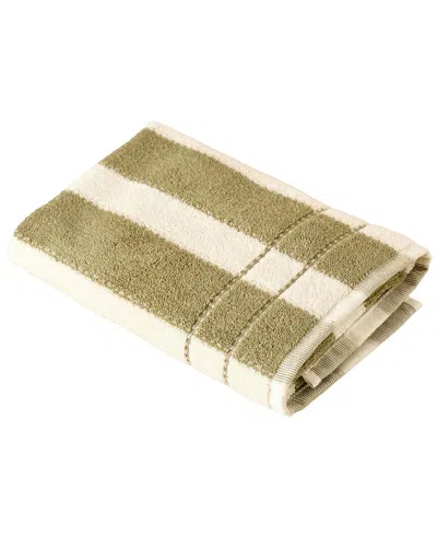 Bella Maison Belicia Striped Cotton Bath Towel In Brown
