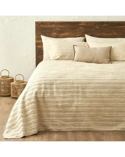 Bella Maison Bohemian Cotton Coverlet Set In Neutral