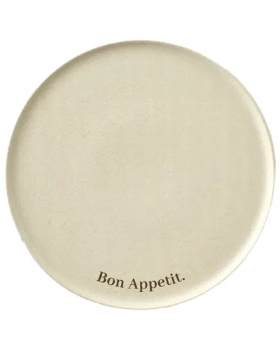 Bella Maison Bon Appétit Pizza Plate In Brown