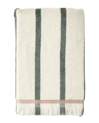 Bella Maison Ella Striped Cotton Bath Towel In Neutral