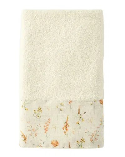 Bella Maison Floris Cotton Hand Towel In Neutral
