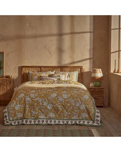 Bella Maison Indian Cotton Sateen Duvet Set In Brown