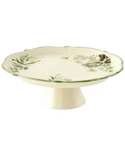 Bella Maison Julia Stoneware Cake Stand In Green