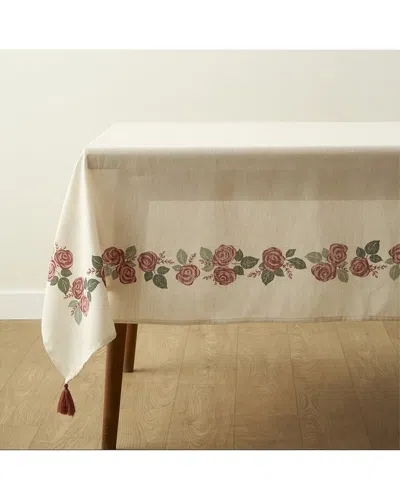 BELLA MAISON BELLA MAISON ROSE PRINT TABLECLOTH