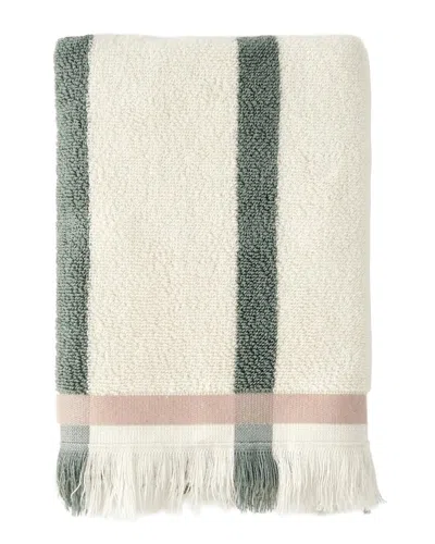 Bella Maison Set Of 2 Ella Striped Cotton Hand Towels In Neutral
