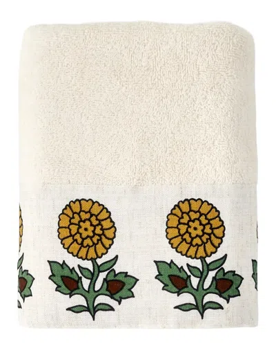 Bella Maison Set Of 2 Indian Patterned Cotton Hand Towels In Multi