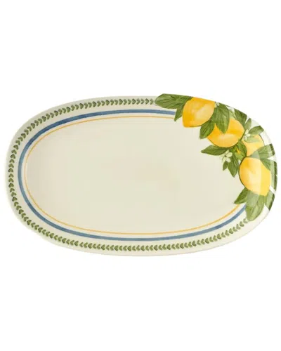 Bella Maison Set Of 2 Limoncello Porcelain Serving Platters In Multi